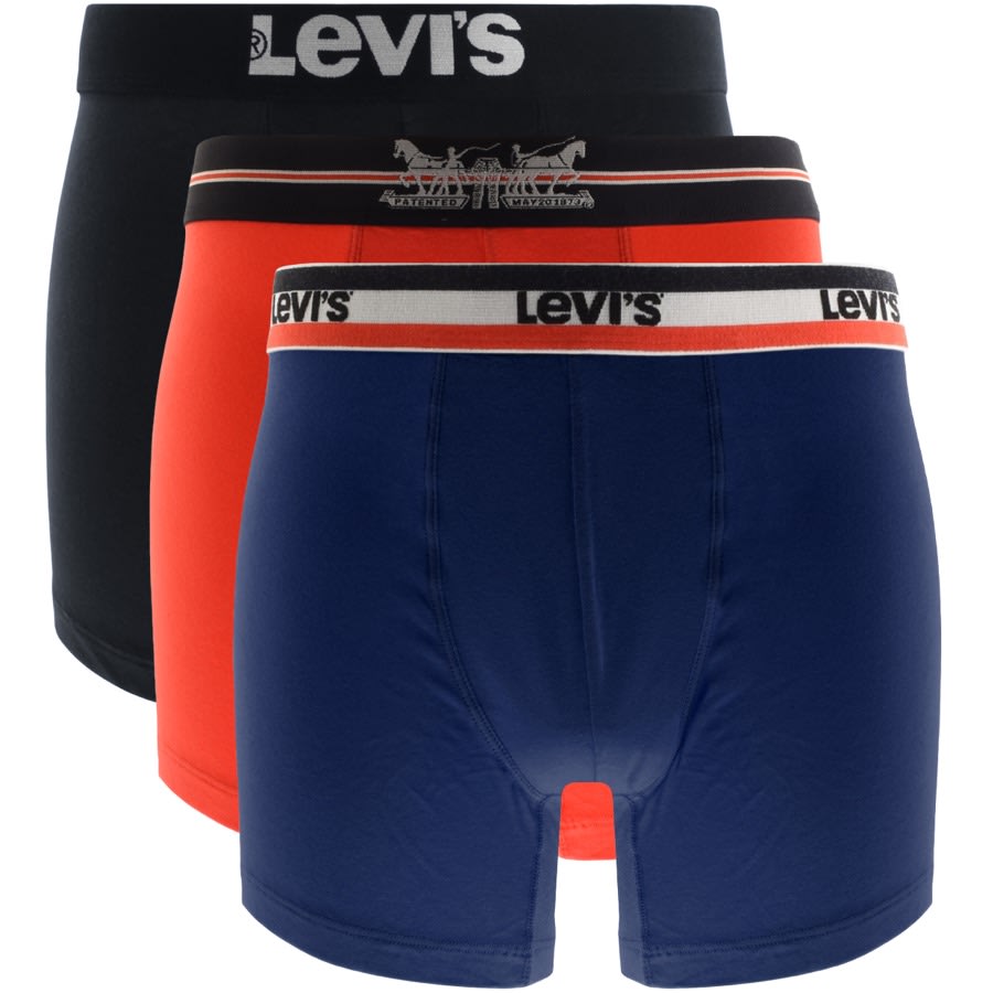 Alternative Image for ProductLevis Underwear 3 Pack Boxer Trunks Blue1